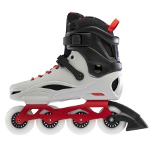 Rollerblade Inline Skates RB Pro X (Wheels: 80mm/85A, Bearings: Twincam ILQ-7 Plus) grey/red Men